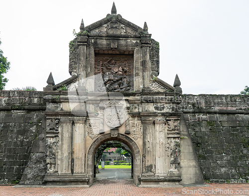 Image of The main gate of Fort Santiago, Manila, Philippines