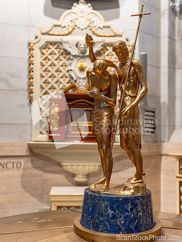 Image of Christ sculpture at the Manila Cathedral, Manila, Philippines