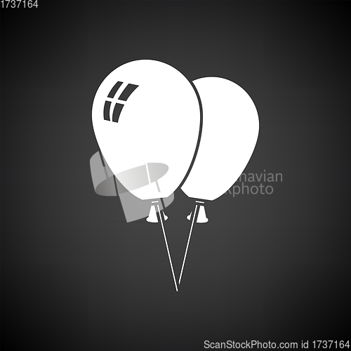 Image of Two Balloons Icon