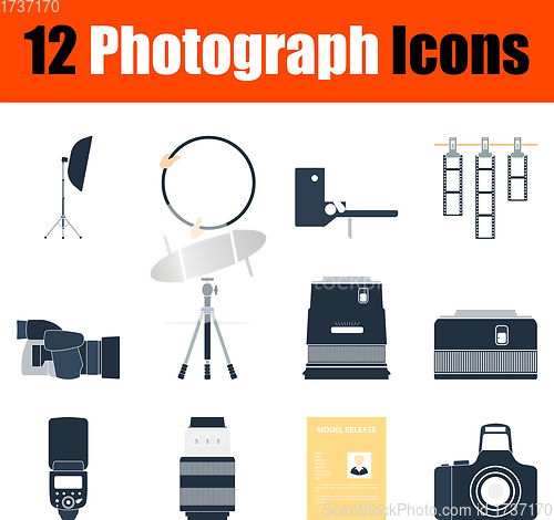 Image of Photograph Icon Set