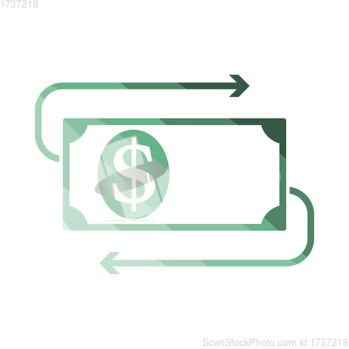 Image of Cash Back Dollar Banknote Icon