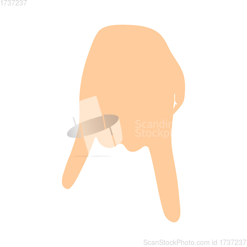 Image of Baseball Catcher Gesture Icon