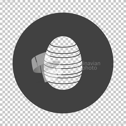 Image of Easter Egg With Ornate Icon