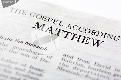 Image of Gospel of Mathew