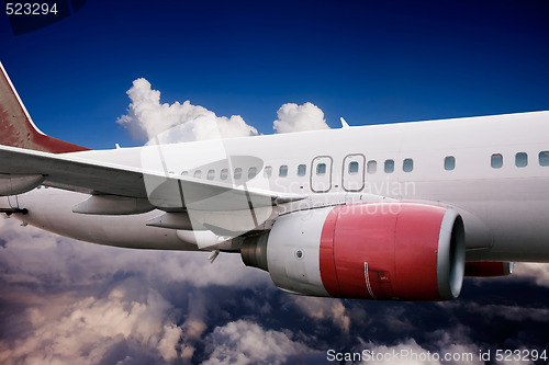 Image of Airplane in Flight