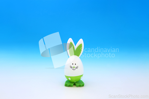 Image of Green Easter Bunny Egg Eco Symbol