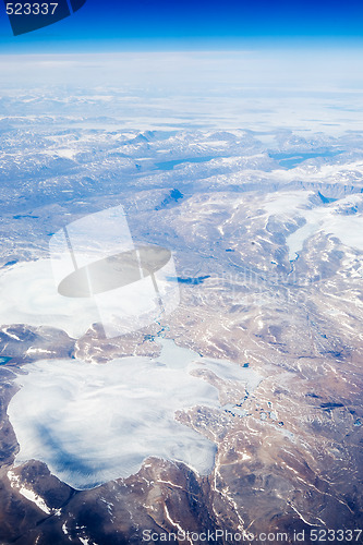 Image of Aerial of Baffin Islands