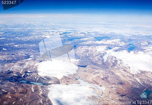Image of Aerial of Baffin Islands