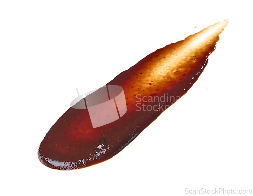 Image of barbecue sauce on white background