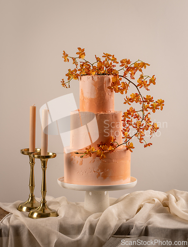 Image of Tiered cake for wedding