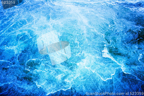 Image of Blue Water Background