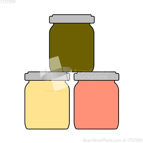 Image of Baby Glass Jars Icon