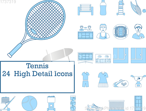 Image of Tennis Icon Set