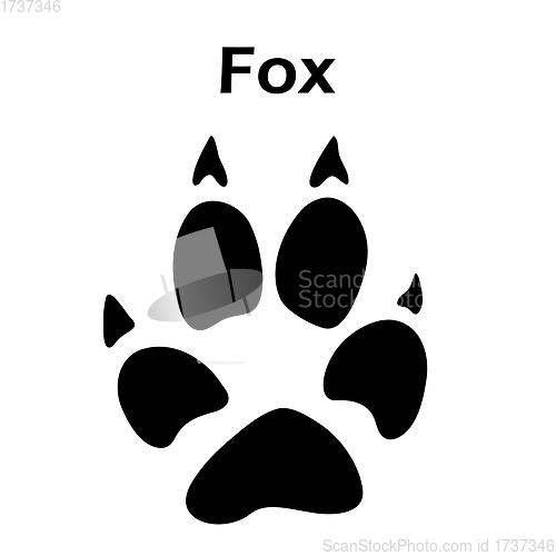 Image of Fox Footprint