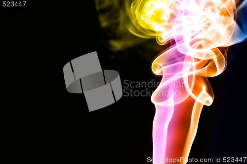 Image of Colorful Smoke Background