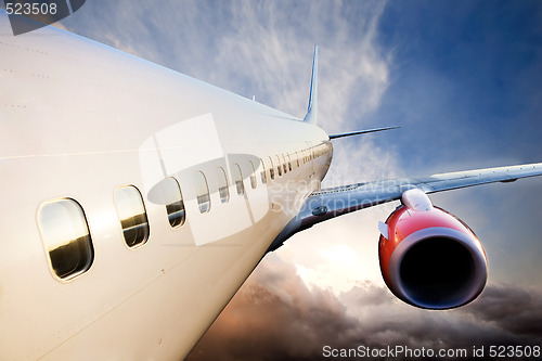 Image of Airplane in Flight