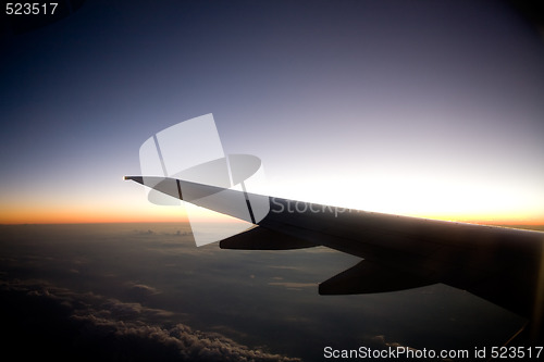 Image of Sunset Airplane