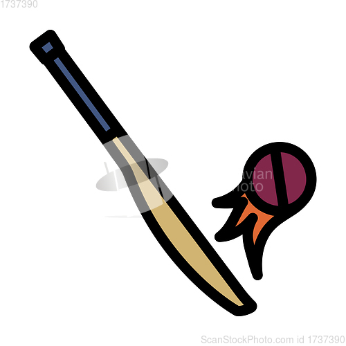 Image of Cricket Bat Icon