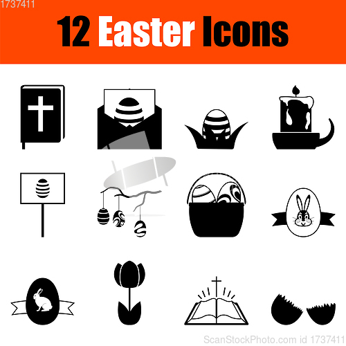 Image of Easter Icon Set