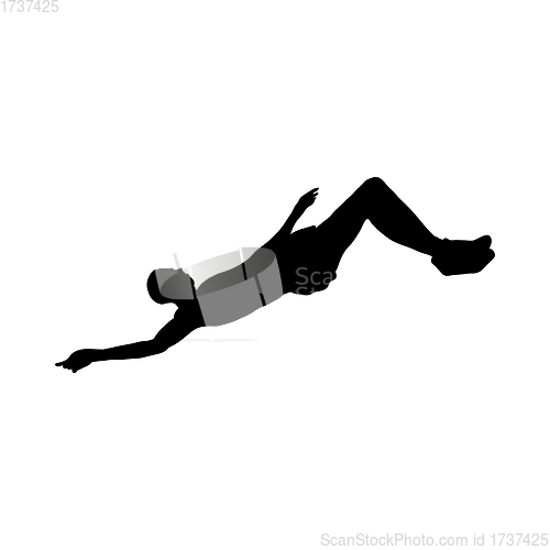 Image of High Jumper Silhouette