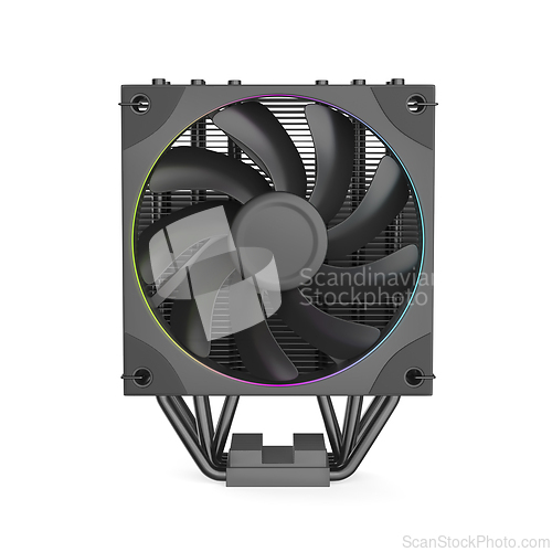 Image of Front view of CPU air cooler