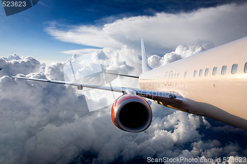 Image of Airplane in Sky