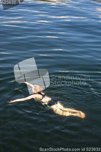 Image of Woman Swimming