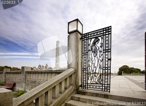 Image of Vigelands Park Oslo Norway