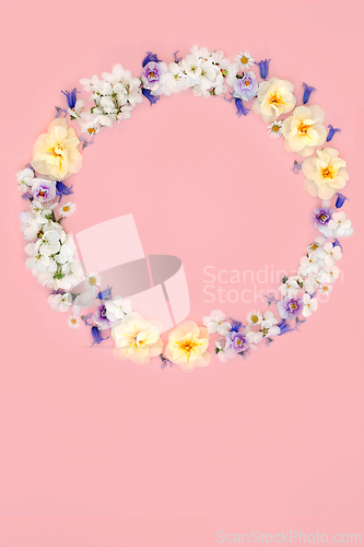 Image of Spring Beltane Blossom Flower Wreath