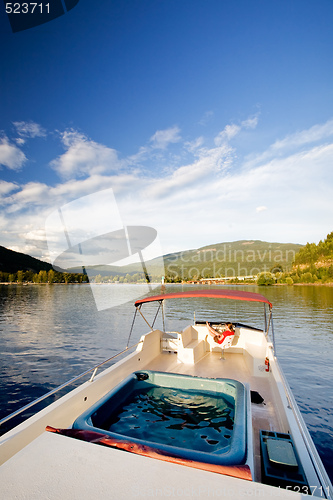 Image of Woman on Yacht