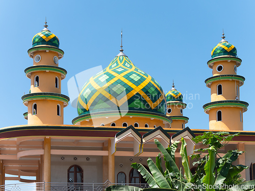 Image of Jami Masjid Al-Akmal mosque in Medewi, Bali, Indonesia