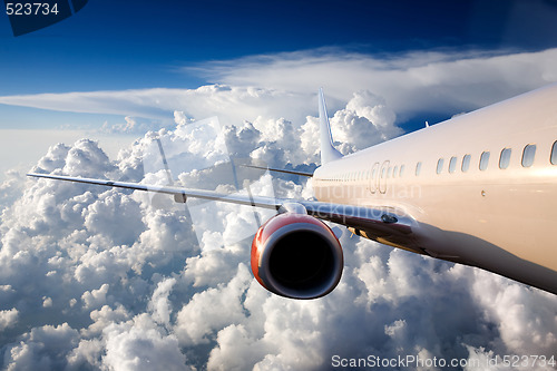 Image of Airplane in Sky