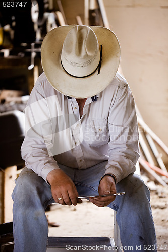 Image of Tired Farmer