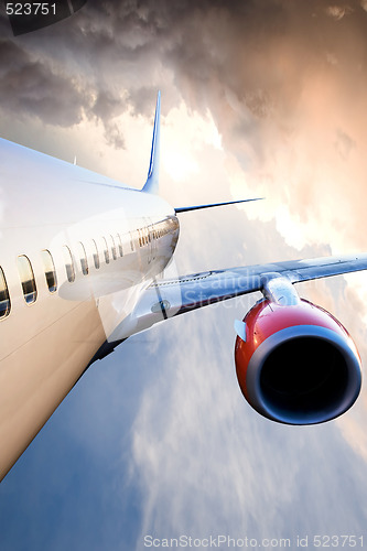 Image of Airplane in Flight
