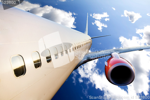 Image of Airplane in Flight