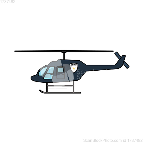 Image of Police Helicopter Icon