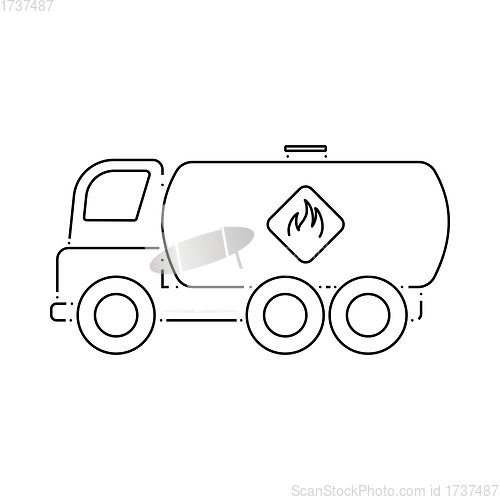 Image of Oil Truck Icon