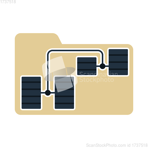 Image of Folder Network Icon