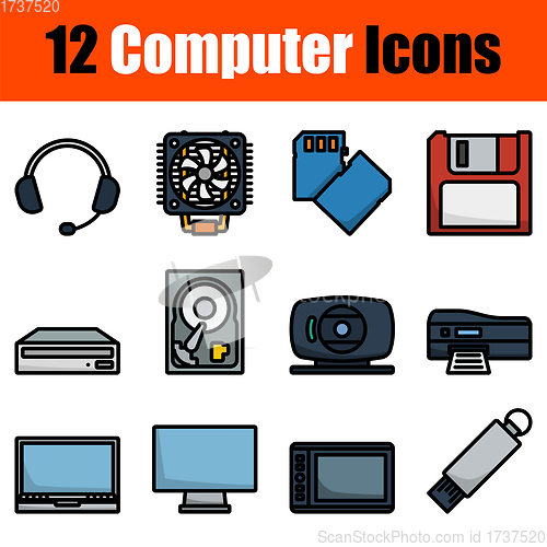 Image of Computer Icon Set