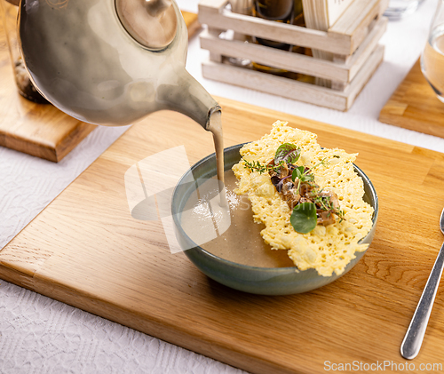 Image of Mushroom champignon cream soup