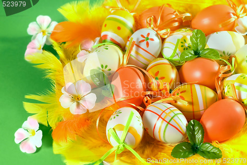 Image of easter eggs