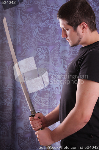 Image of Man and katana