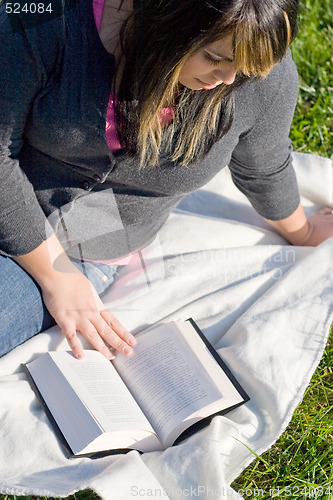 Image of Woman Reading