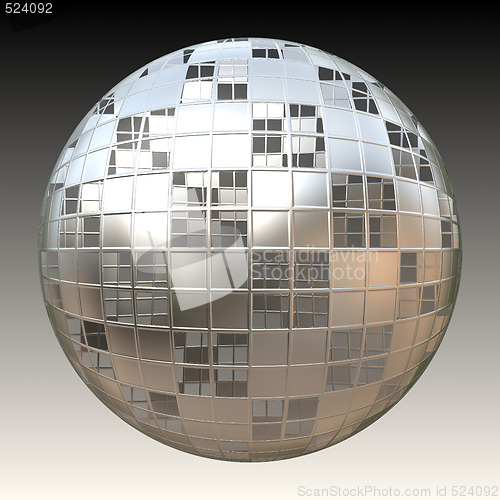 Image of Chrome 3D Sphere