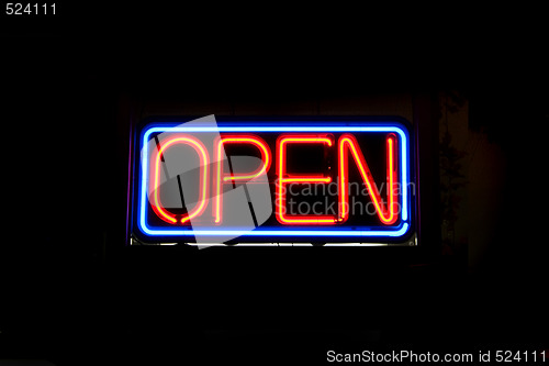 Image of Neon OPEN Sign