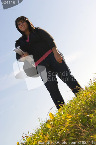 Image of Pretty College Student