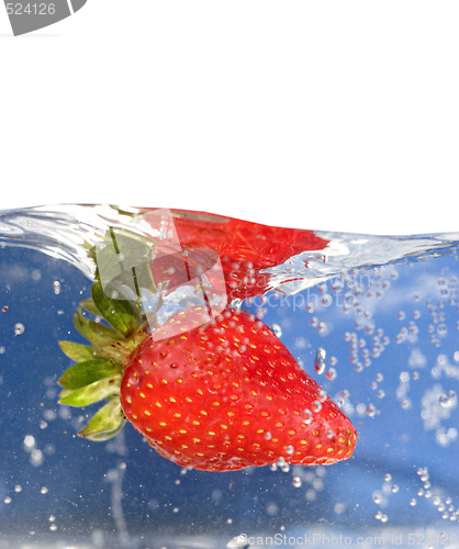 Image of Strawberry In Water