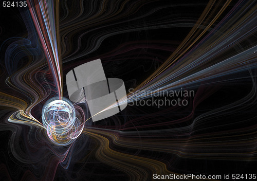 Image of Glowing 3D Sphere