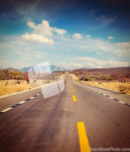 Image of Road in desert