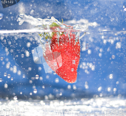 Image of Strawberry In Water